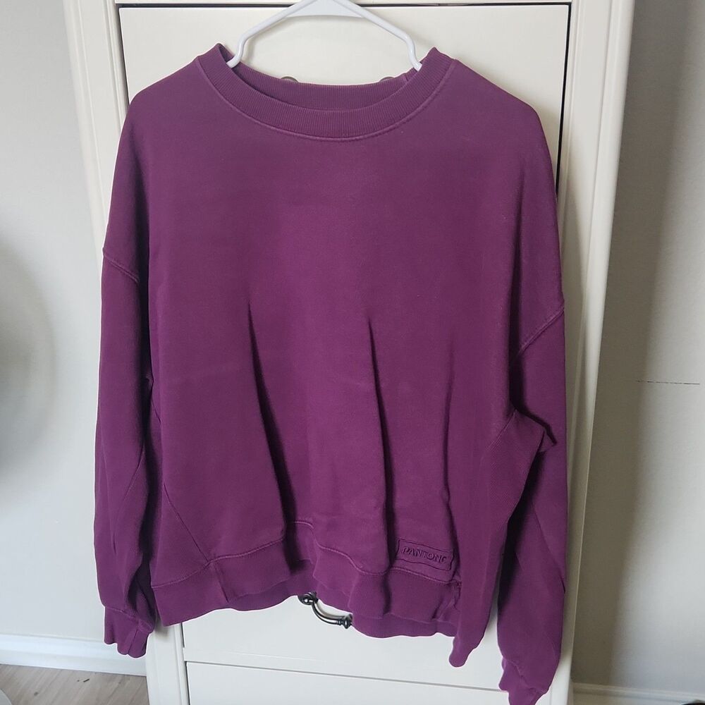 Pantone x Forever 21 Women’s Purple Crewneck Pullover Sweatshirt Size L